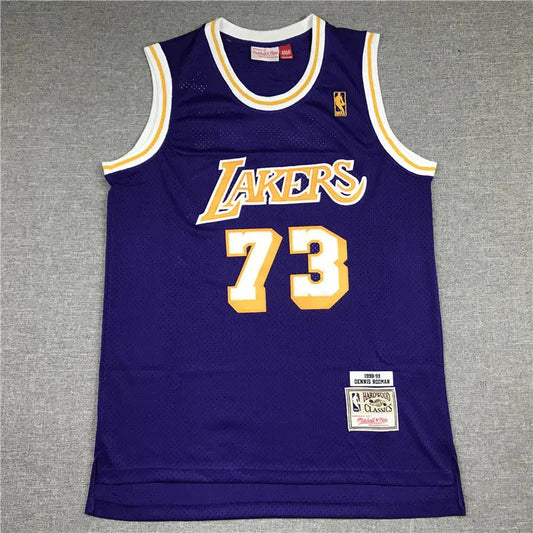 Los Angeles Lakers Dennis Rodman NO.73 Basketball Jersey