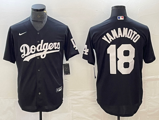 Men/Women/Youth Los Angeles Dodgers Yoshinobu Yamamoto #18 baseball Jerseys