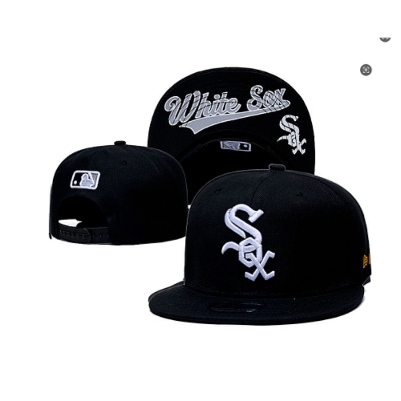 Chicago Retro Black & White Baseball Cap | Vintage Southside Game Day Hats