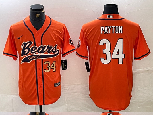 Men/Women/Youth Chicago Cubs Walter Payton #34 baseball Jerseys