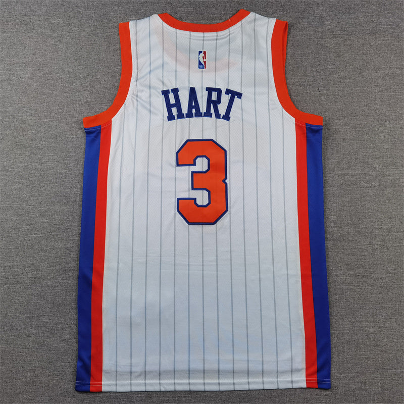 New York Knicks Josh Hart swingman jerseys S-2XL 2025 city version