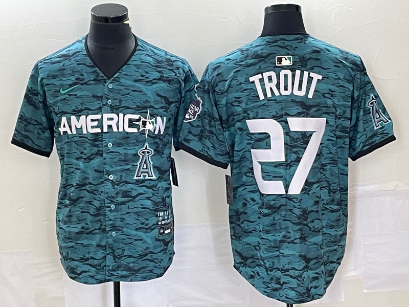 Men/Women/Youth Los Angeles Angels Mike Trout #27 baseball Jerseys