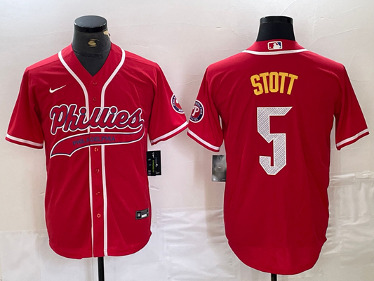 Men/Women/Youth Philadelphia Phillies Bryson Stott #5 baseball Jerseys