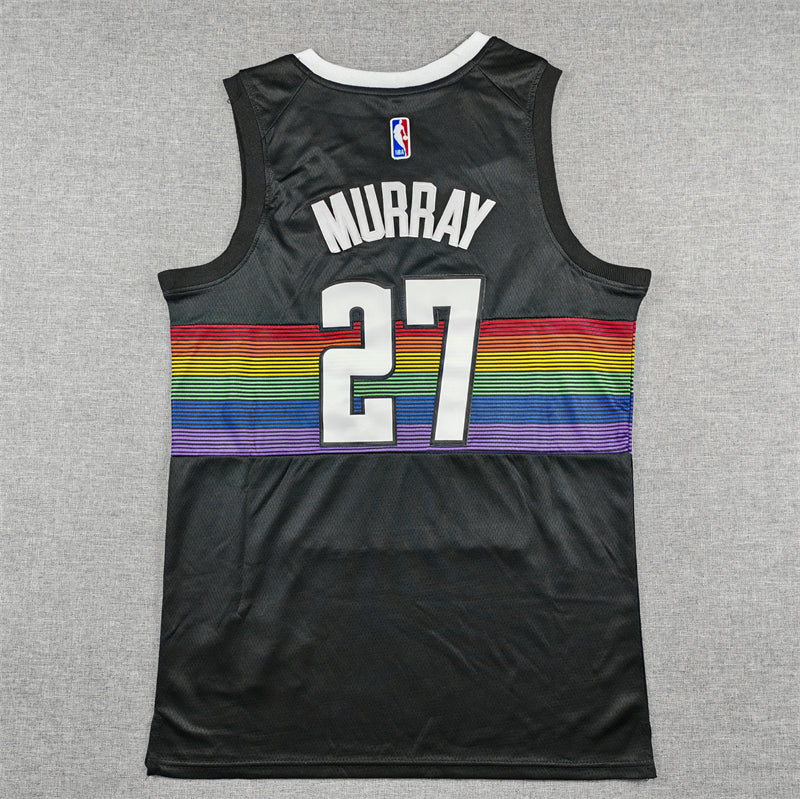 Denver Nuggets Jamal Murray NO.27 black Basketball Jersey