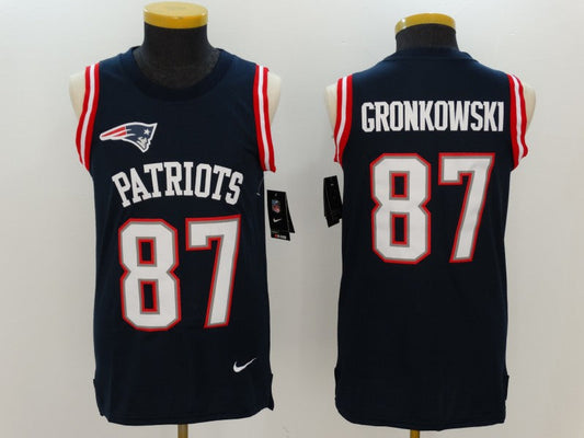 Adult New England Patriots Rob Gronkowski NO.87 Football Jerseys