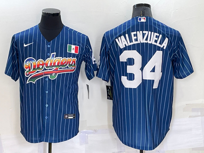 Men/Women/Youth Los Angeles Dodgers Fernando Valenzuela #34 baseball Jerseys