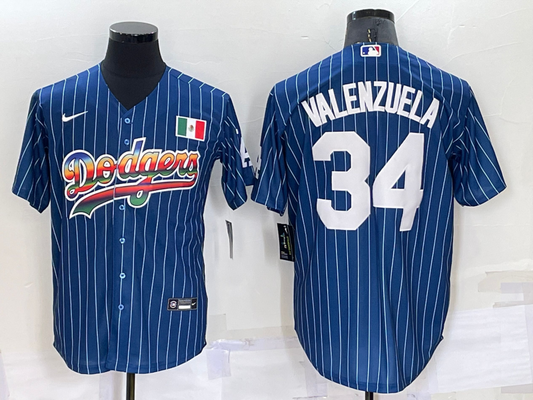 Men/Women/Youth Los Angeles Dodgers Fernando Valenzuela #34 baseball Jerseys