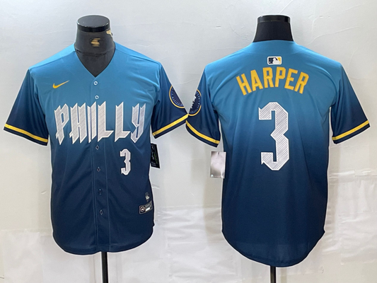 Men/Women/Youth Philadelphia Phillies Bryce Harper #3 baseball Jerseys