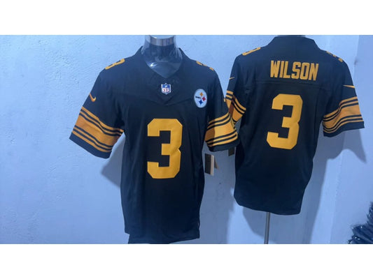 Adult Pittsburgh Steelers Russell Wilson NO.3 Football Jerseys