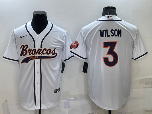 Adult Denver Broncos Russell Wilson NO.3 Football Jerseys