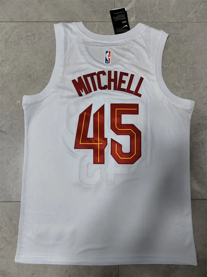 Cleveland Cavaliers Donovan Mitchell NO.45 Basketball Jersey