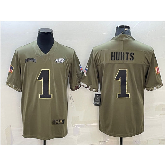 men/women/kids P.Eagles Hurts NO.1 Football Jersey
