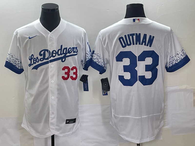 Men/Women/Youth Los Angeles Dodgers James Outman #33 baseball Jerseys