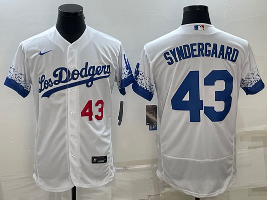 Men/Women/Youth Los Angeles Dodgers Noah Syndergaard #43 baseball Jerseys