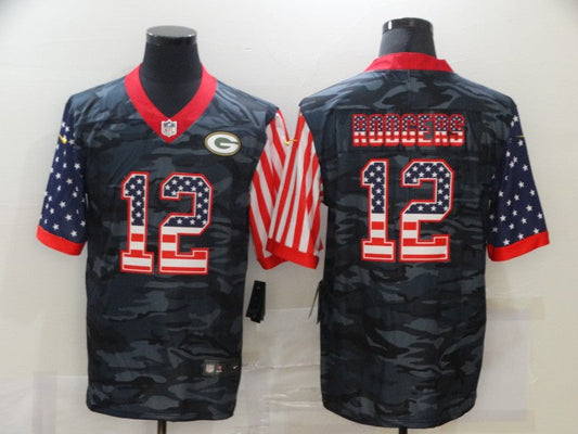 Adult Green Bay Packers Aaron Rodgers NO.12 Football Jerseys