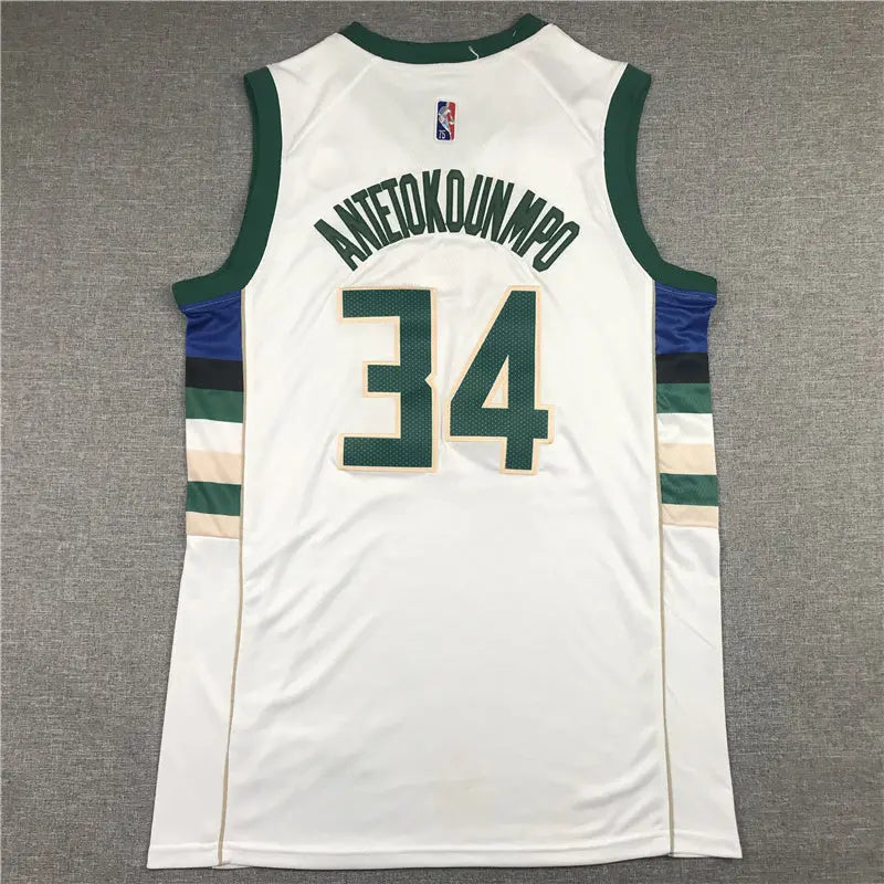 Milwaukee Bucks Giannis Antetokounmpo NO.34 Basketball Jersey