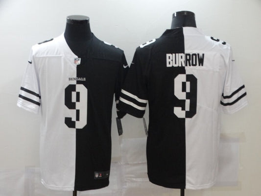 Cincinnati Bengals Joe Burrow NO.9 Salute To Service Football Jerseys