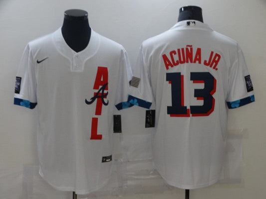 Men/Women/Youth Atlanta Braves Ronald Acuña Jr. #13 baseball Jerseys