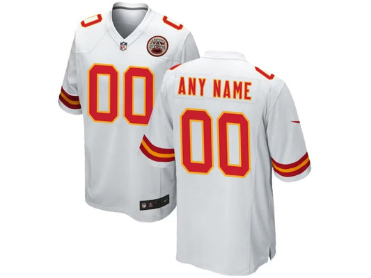 Adult Kansas City Chiefs number and name custom Football Jerseys