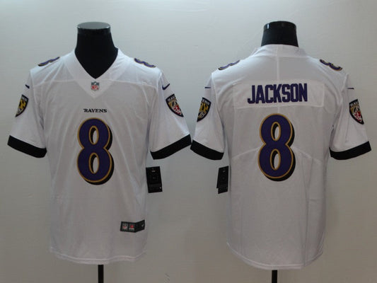 Adult Baltimore Ravens Lamar Jackson NO.8 Football Jerseys