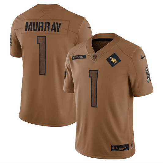 men/women/kids #1 Arizona Cardinals Kyler Murray 2023 Salute To Service Jersey