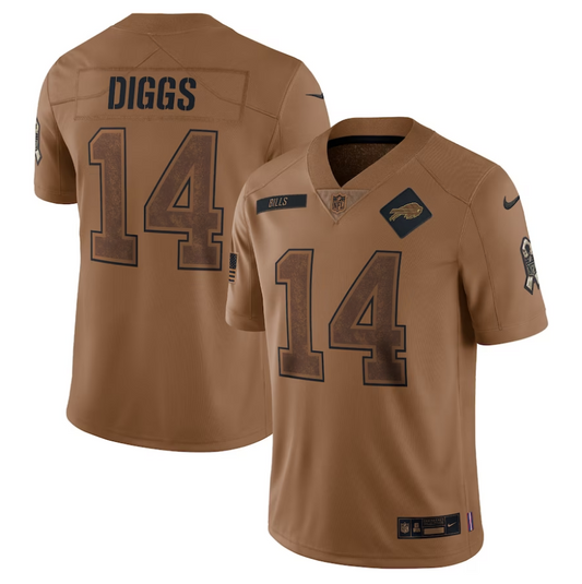 men/women/kids #14 Buffalo Bills Stefon Diggs 2023 Salute To Service Jersey