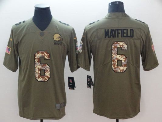 Adult Cleveland Browns Baker Mayfield NO.6 Football Jerseys