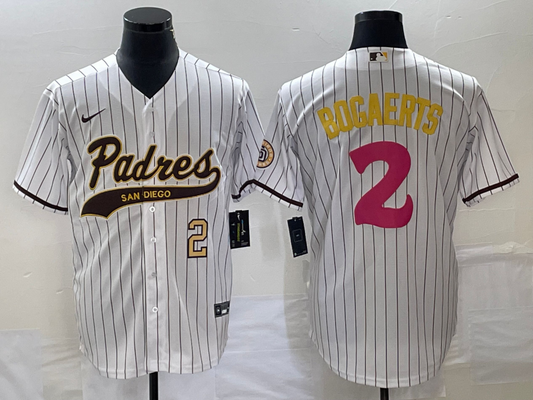 Men/Women/Youth San Diego Padres Xander Bogaerts  #2 baseball Jerseys