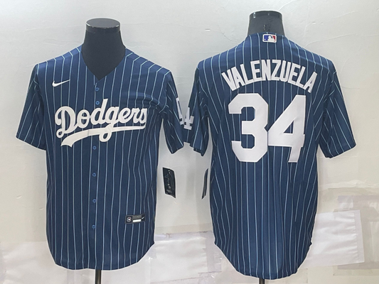 Men/Women/Youth Los Angeles Dodgers Fernando Valenzuela #34 baseball Jerseys
