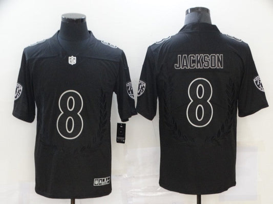 Adult Baltimore Ravens Lamar Jackson NO.8 Football Jerseys