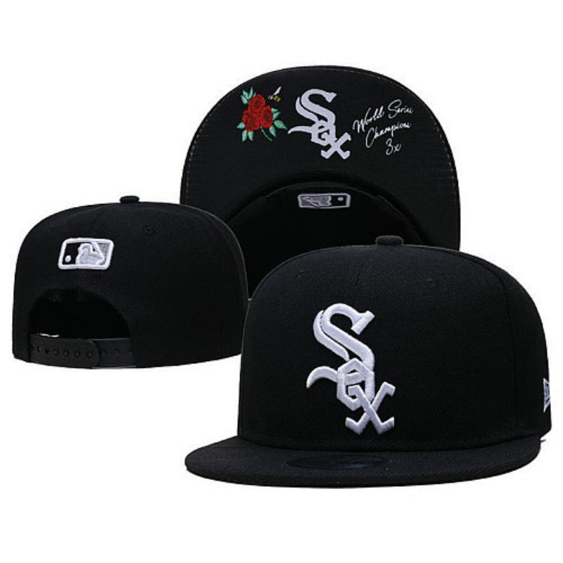 Chicago Retro Black & White Baseball Cap | Vintage Southside Game Day Hats