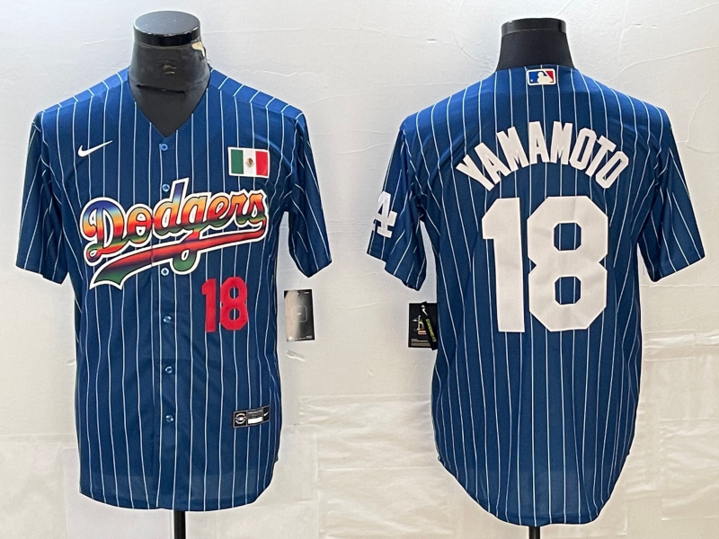 Men/Women/Youth Los Angeles Dodgers Yoshinobu Yamamoto #18 baseball Jerseys