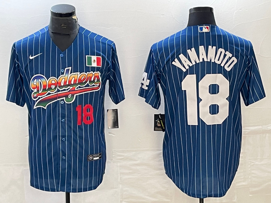 Men/Women/Youth Los Angeles Dodgers Yoshinobu Yamamoto #18 baseball Jerseys