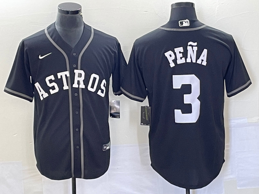 Men/Women/Youth Houston Astros Jeremy Peña #3 baseball Jerseys