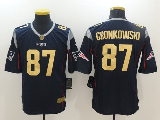 Adult New England Patriots Rob Gronkowski NO.87 Football Jerseys