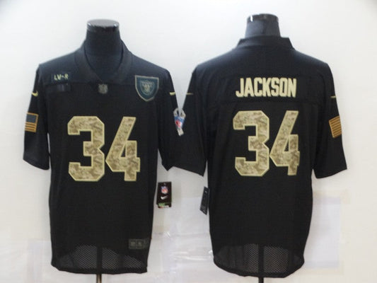 Adult ‎Oakland Raiders Bo Jackson NO.34 Football Jerseys