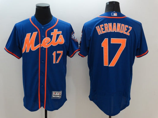 Men/Women/Youth  New York Mets Hernandez Mitchell #17 baseball Jerseys