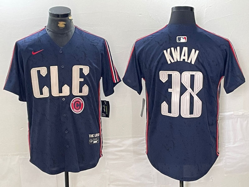 Men/Women/Youth Cleveland Indians Steven Kwan #38 baseball Jerseys