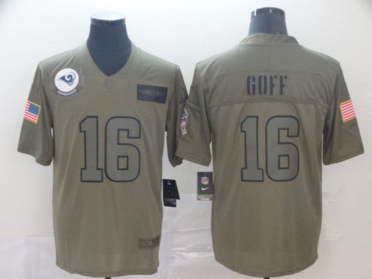 Adult Los Angeles Rams Jared Goff NO.16 Football Jerseys