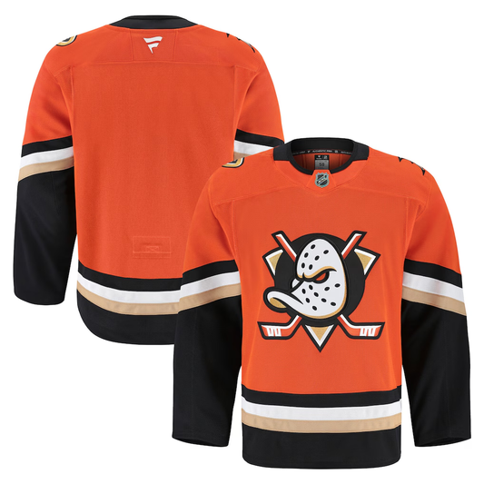 Men¡¯s Anaheim Ducks Fanatics Orange Home Breakaway Player Blank Jersey