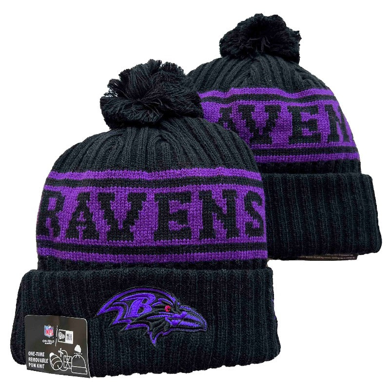 Baltimore Ravens NFL knitted hats