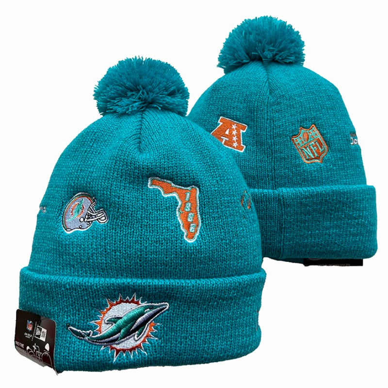 Miami Dolphins knitted NFL hats