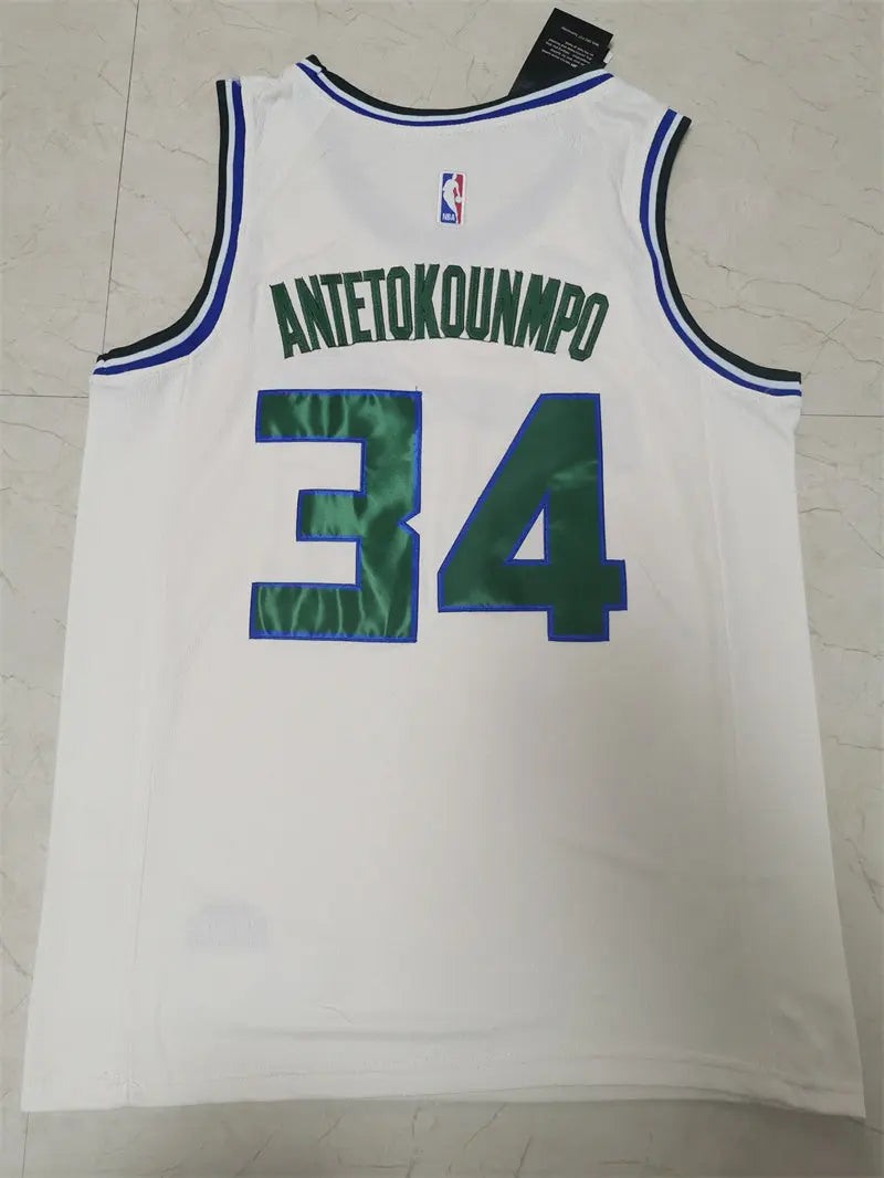 Milwaukee Bucks Giannis Antetokounmpo NO.34 Basketball Jersey