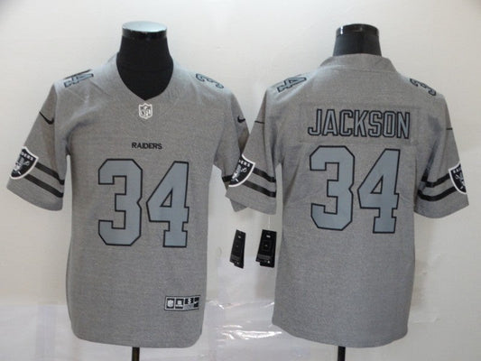 Adult ‎Oakland Raiders Bo Jackson NO.34 Football Jerseys