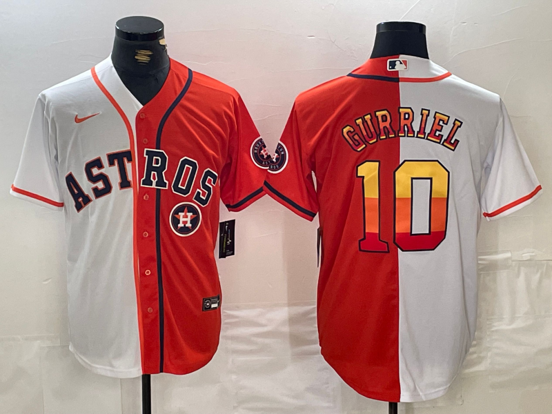 Men/Women/Youth Houston Astros Yuli Gurriel #10 baseball Jerseys