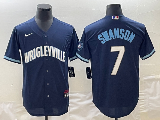 Men/Women/Youth Chicago Cubs Dansby Swanson #7 baseball Jerseys