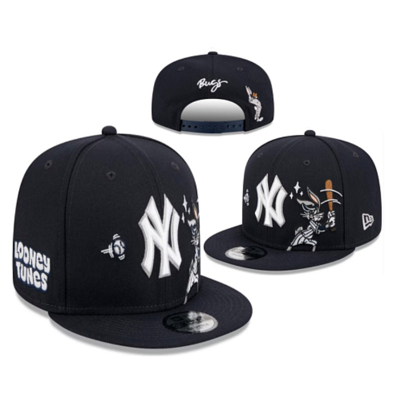 NYC City Baseball NY Symbol Flat Brim & Dad Caps, Unisex Adjustable Local Game Day Headwear Multi-Color Washed Solid Two-Tone Mesh Styles
