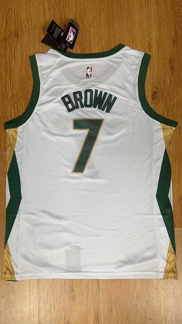 New Arrival Boston Celtics Jaylen Brown NO.7 Basketball Jersey city version
