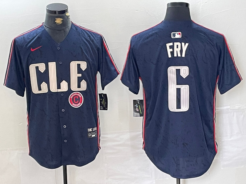 Men/Women/Youth Cleveland Indians David Fry #6 baseball Jerseys