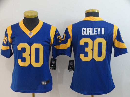 Women's Los Angeles Rams Todd Gurley NO.30 Football Jerseys
